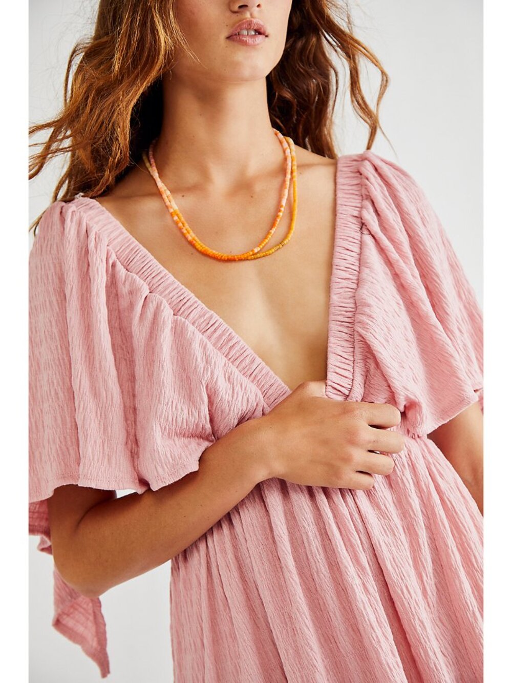 Free People La La Maxi in Rose - sz M - Picture 3 of 10